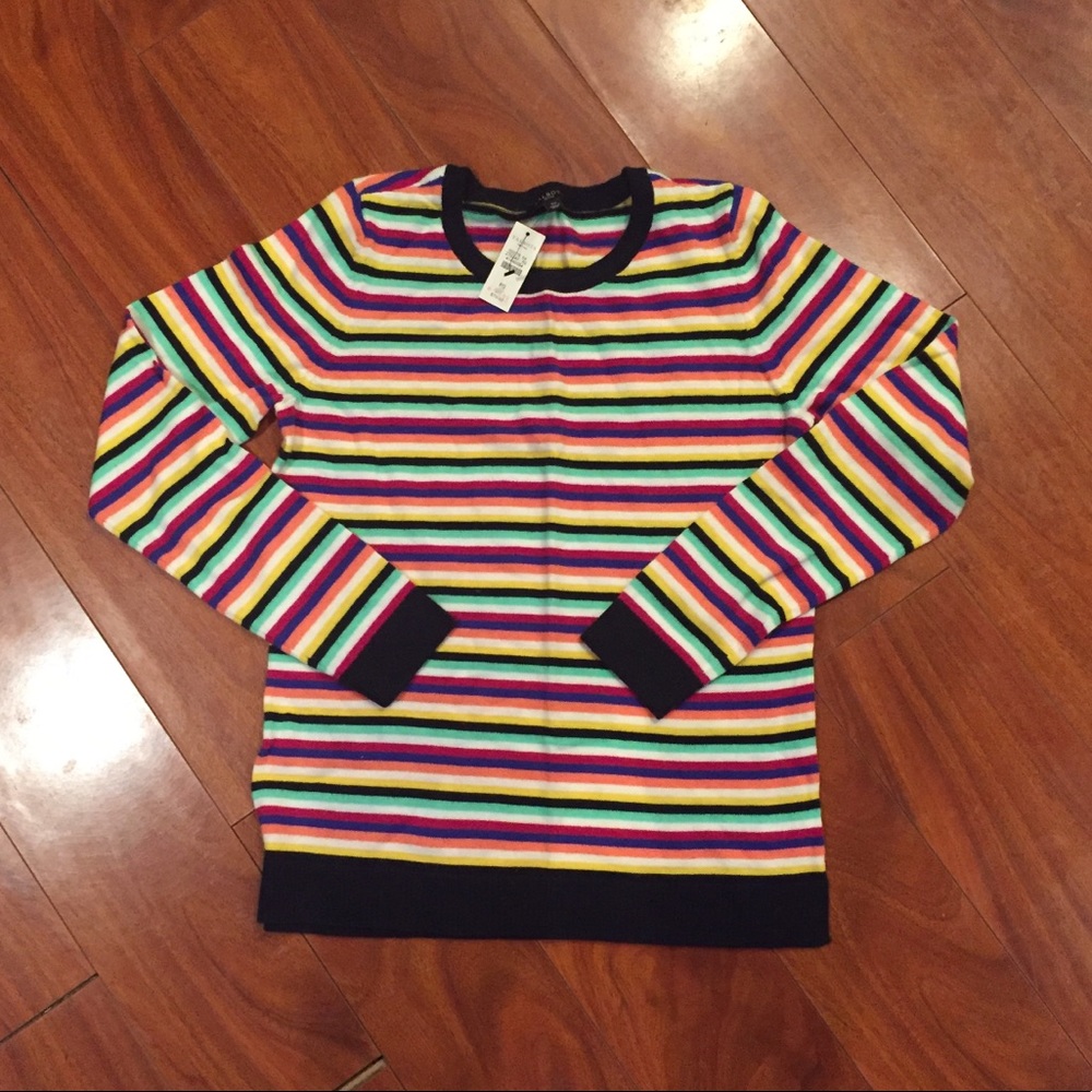 Reduced! NWT Talbots Colorful Rainbow Sweater